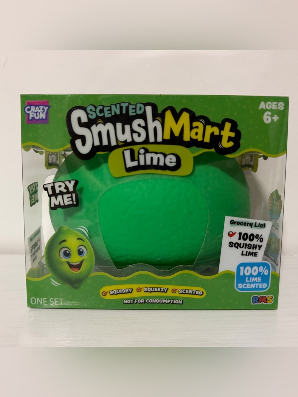 SmushMart Scented Lime Squishy Squeezy fidget toy